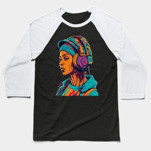 Music Retro Art Baseball T-Shirt